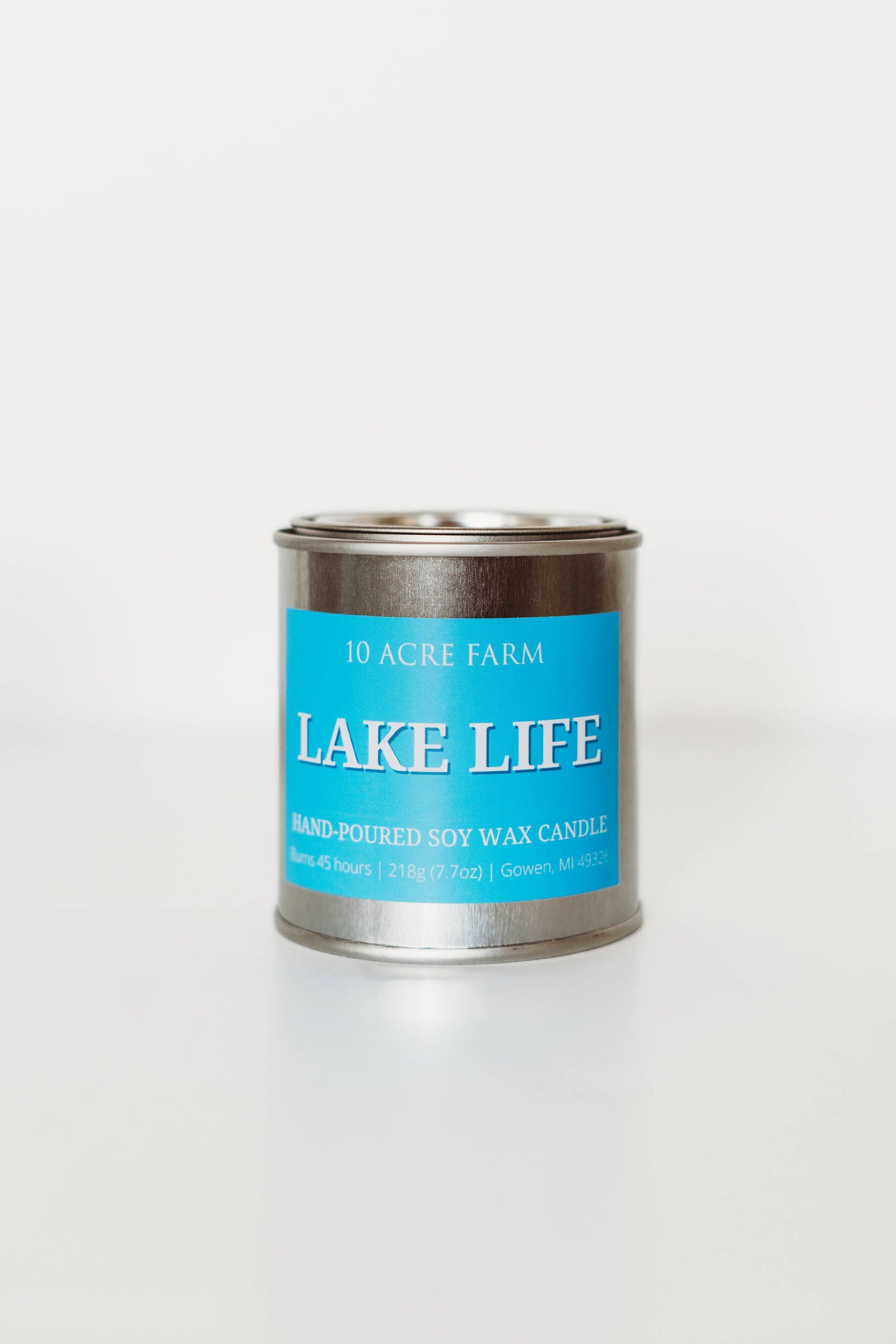 Lake Life Paint Can Candle