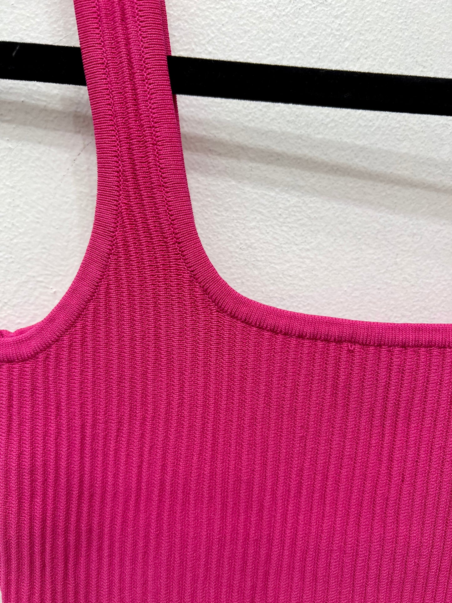 Fuchsia Ribbed Bodysuit