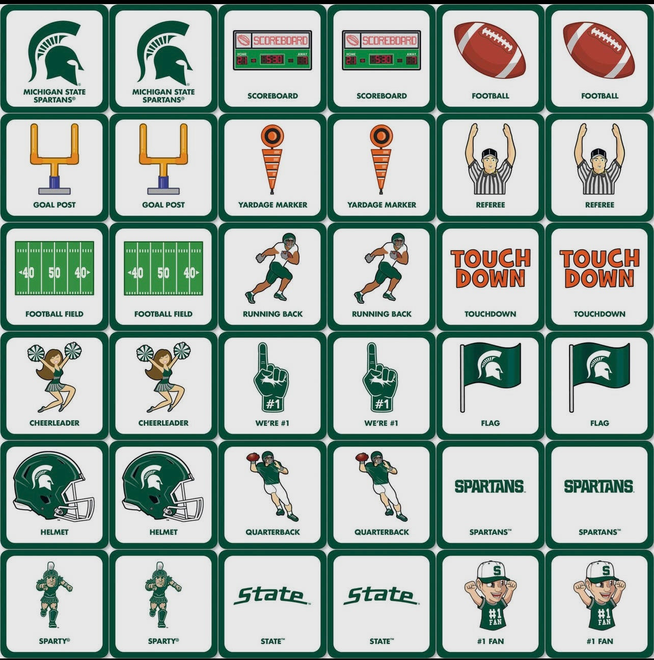 MSU Matching Game