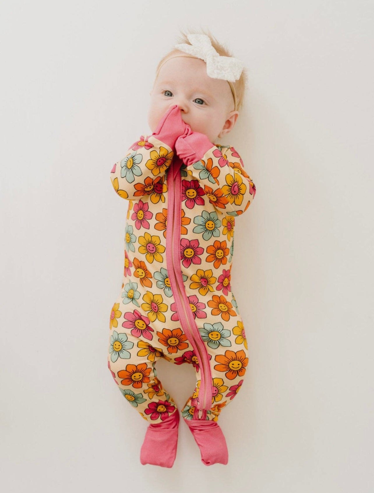 Smiley Flower Onesie