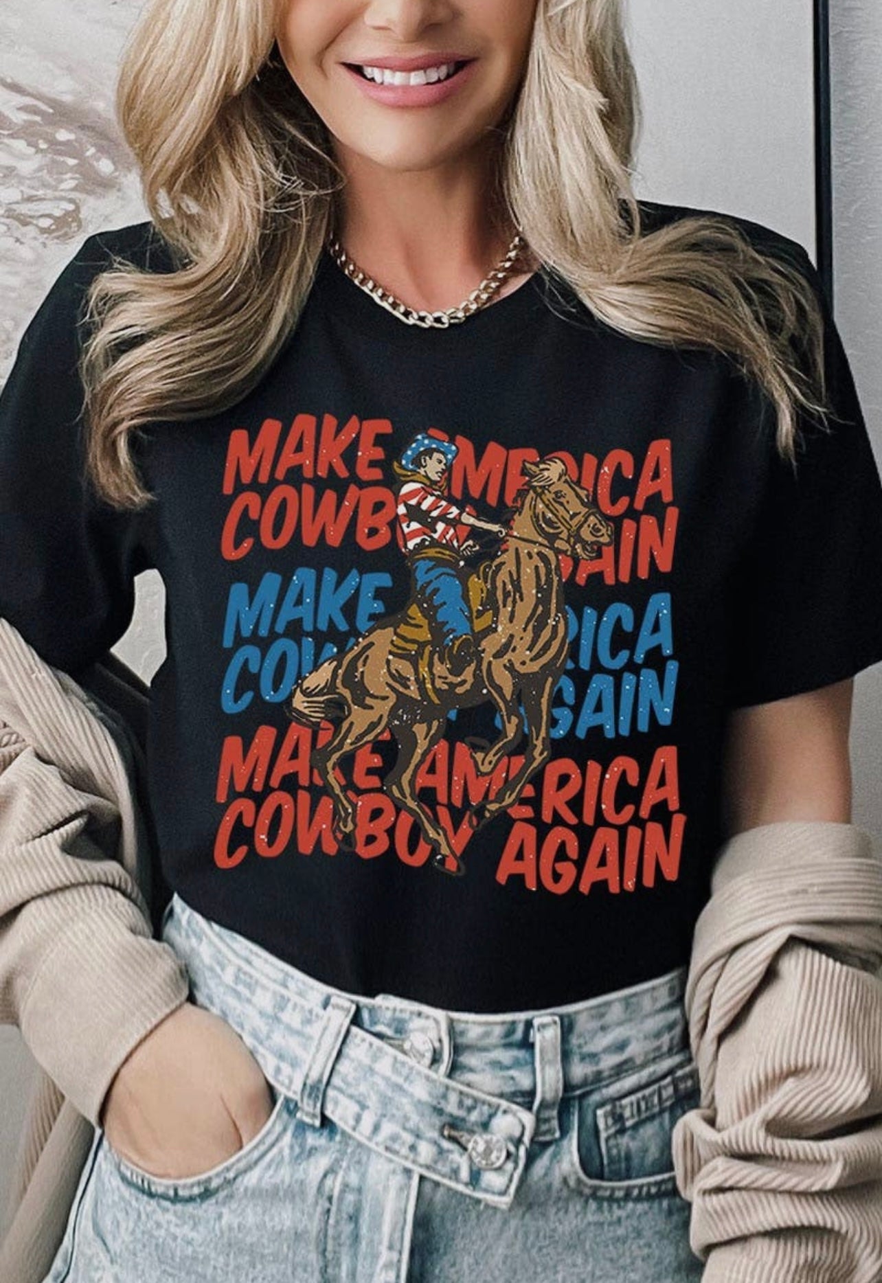 Cowboy Again Tee