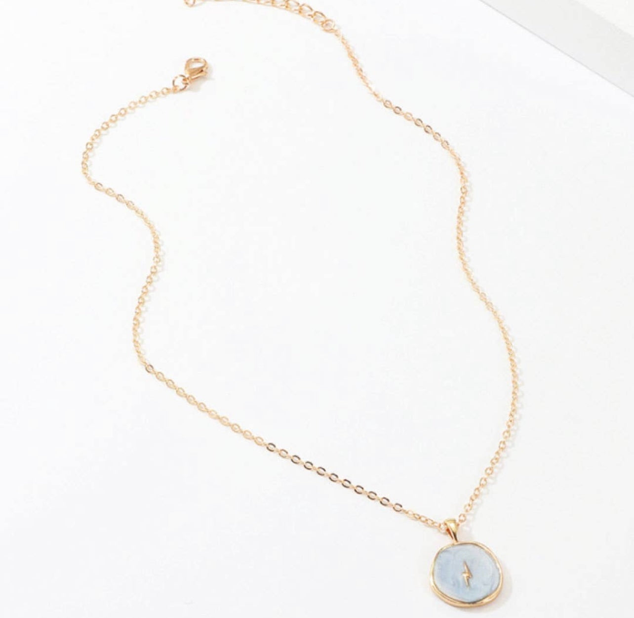 Blue Lightning Necklace