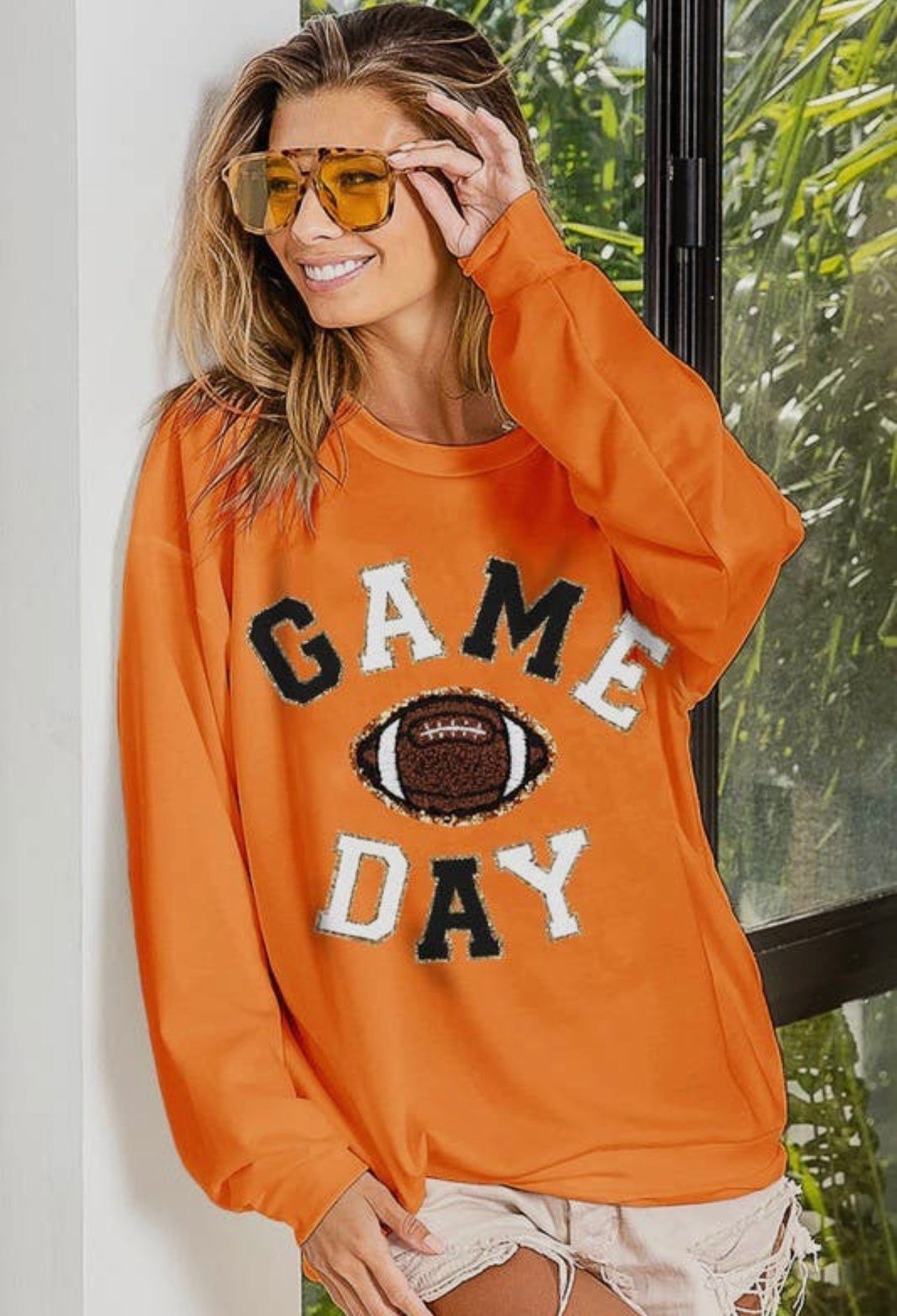 Orange Game Day Crewneck