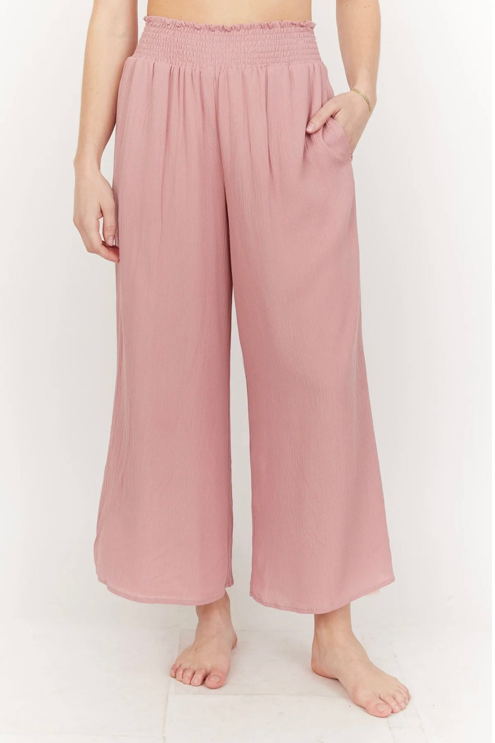 Mauve Flowy Pants