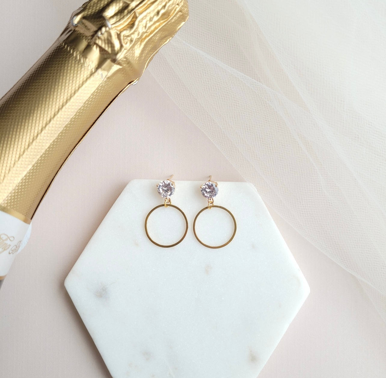 Engagement Ring Earrings