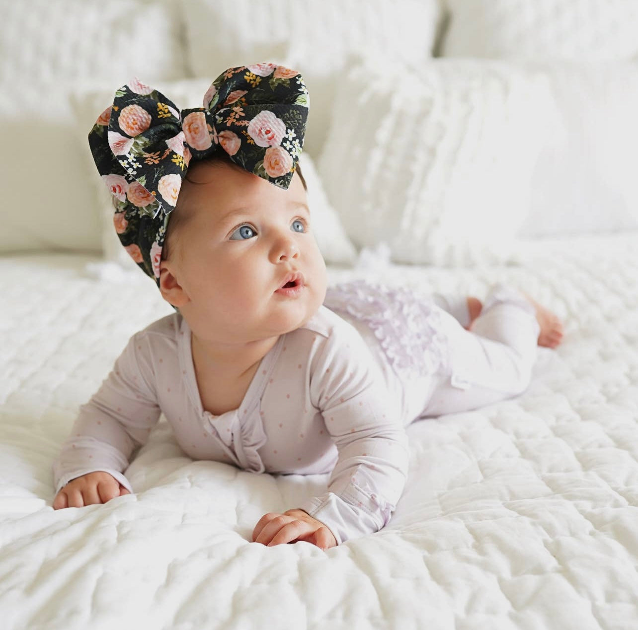 Pink Dot Bamboo Onesie