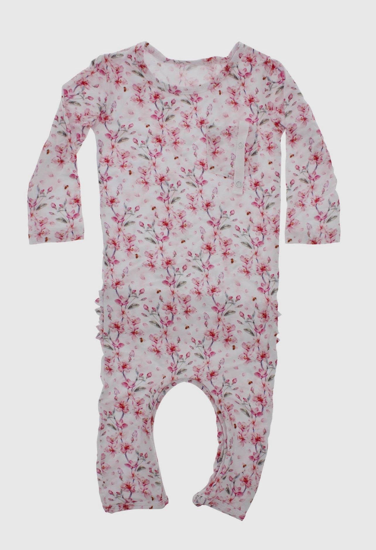 Watercolor Pink Floral Onesie