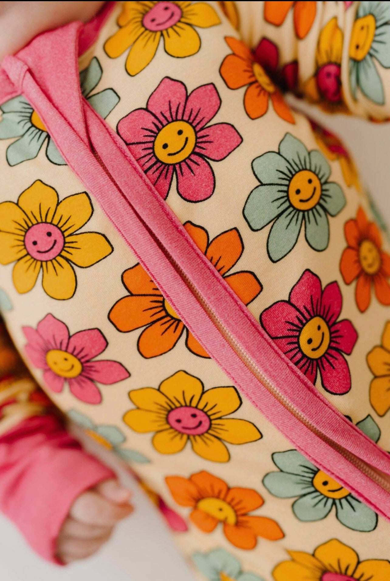 Smiley Flower Onesie