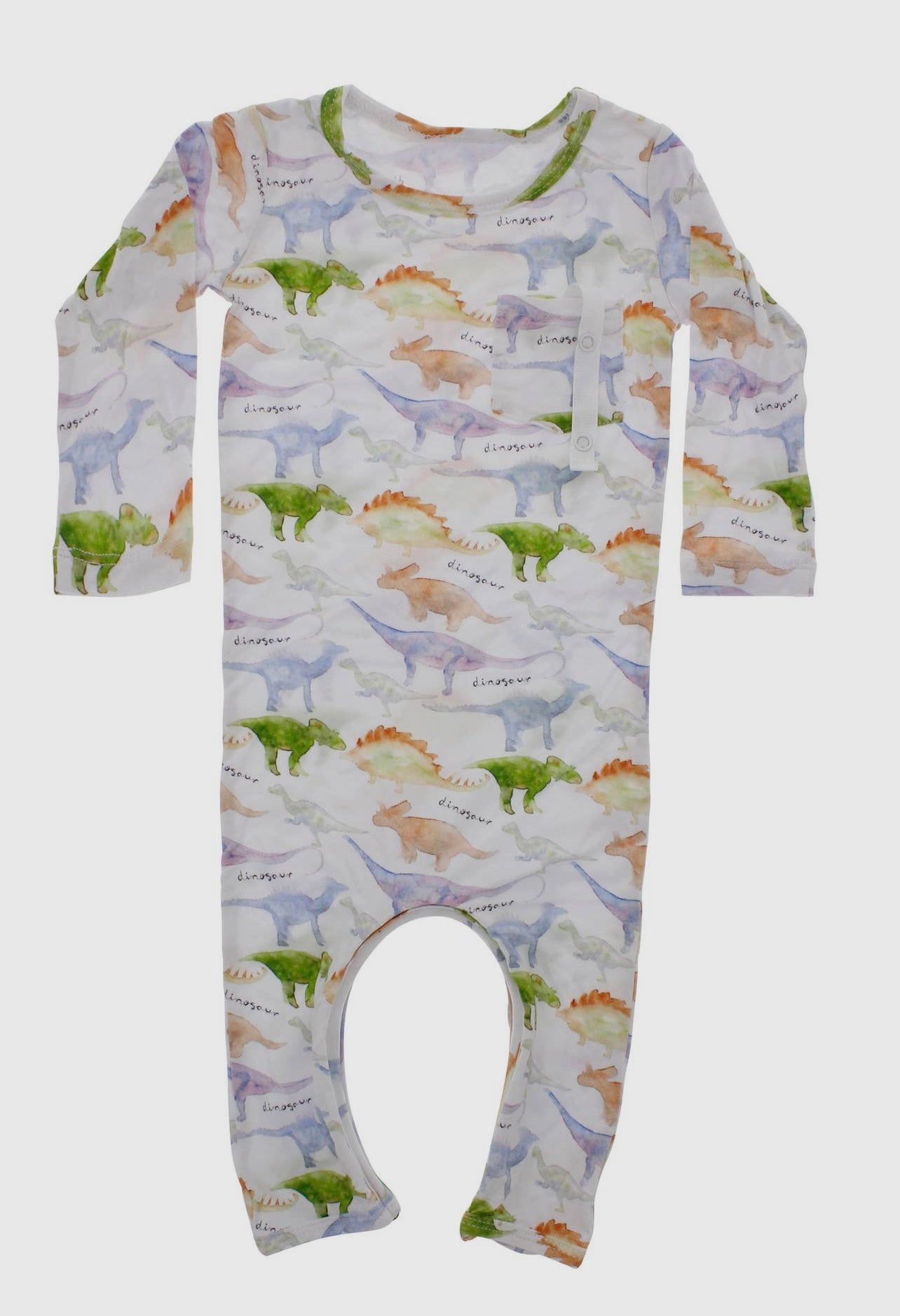 Watercolor Dinosaur Onesie