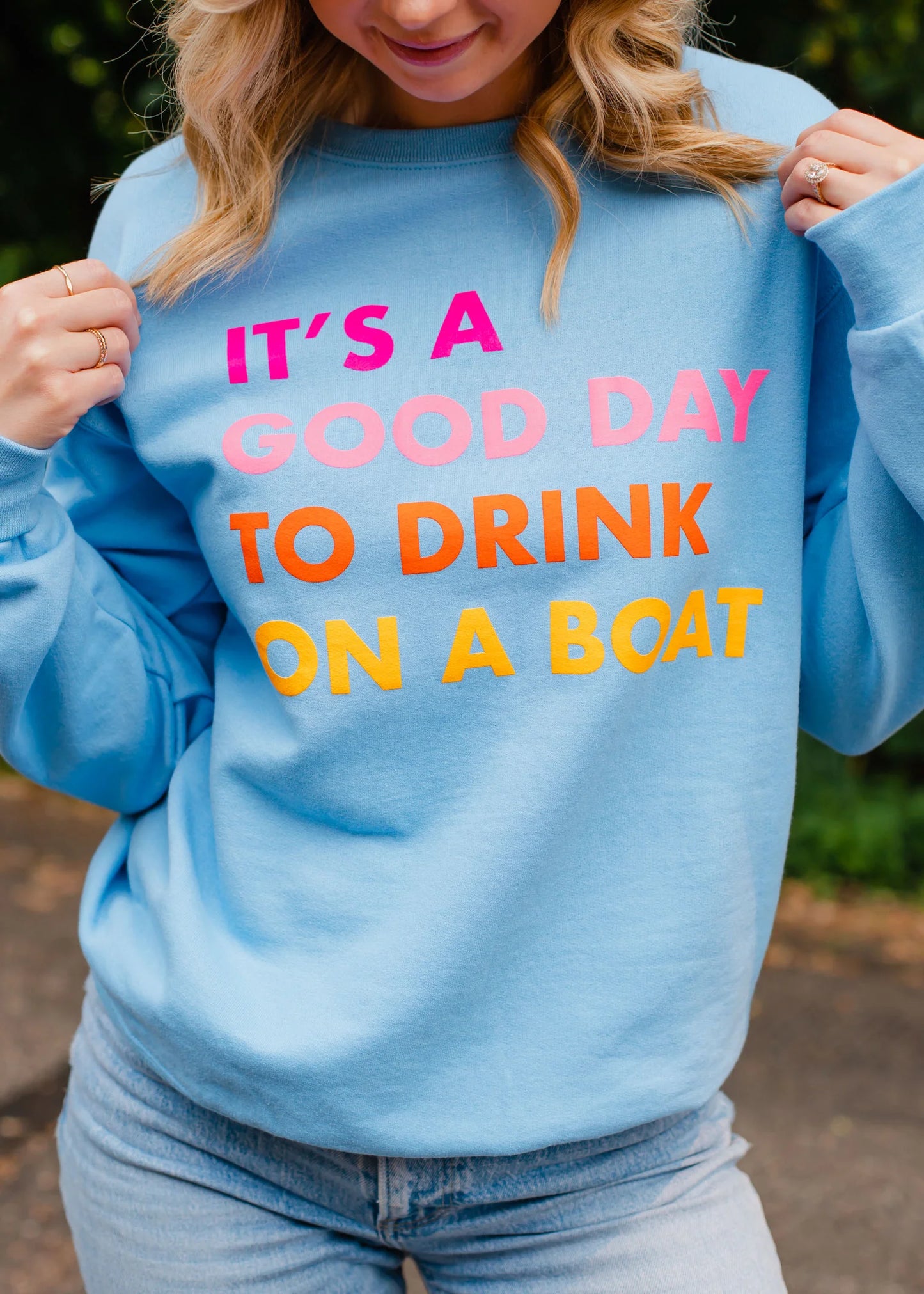 Drink on a Boat Crewneck
