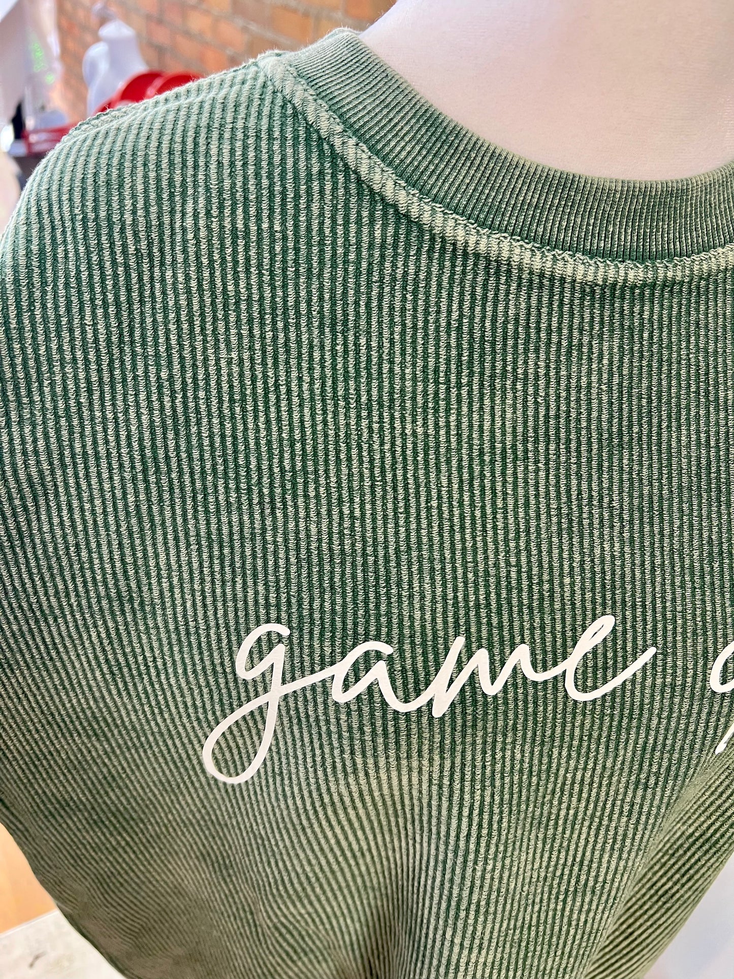 Corded Gameday Crewneck