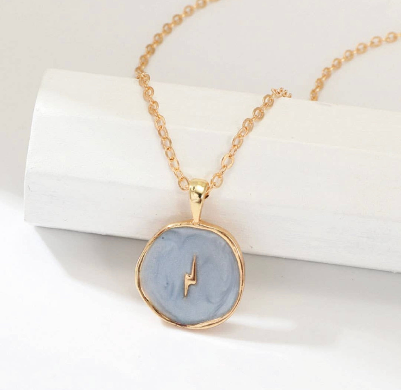 Blue Lightning Necklace