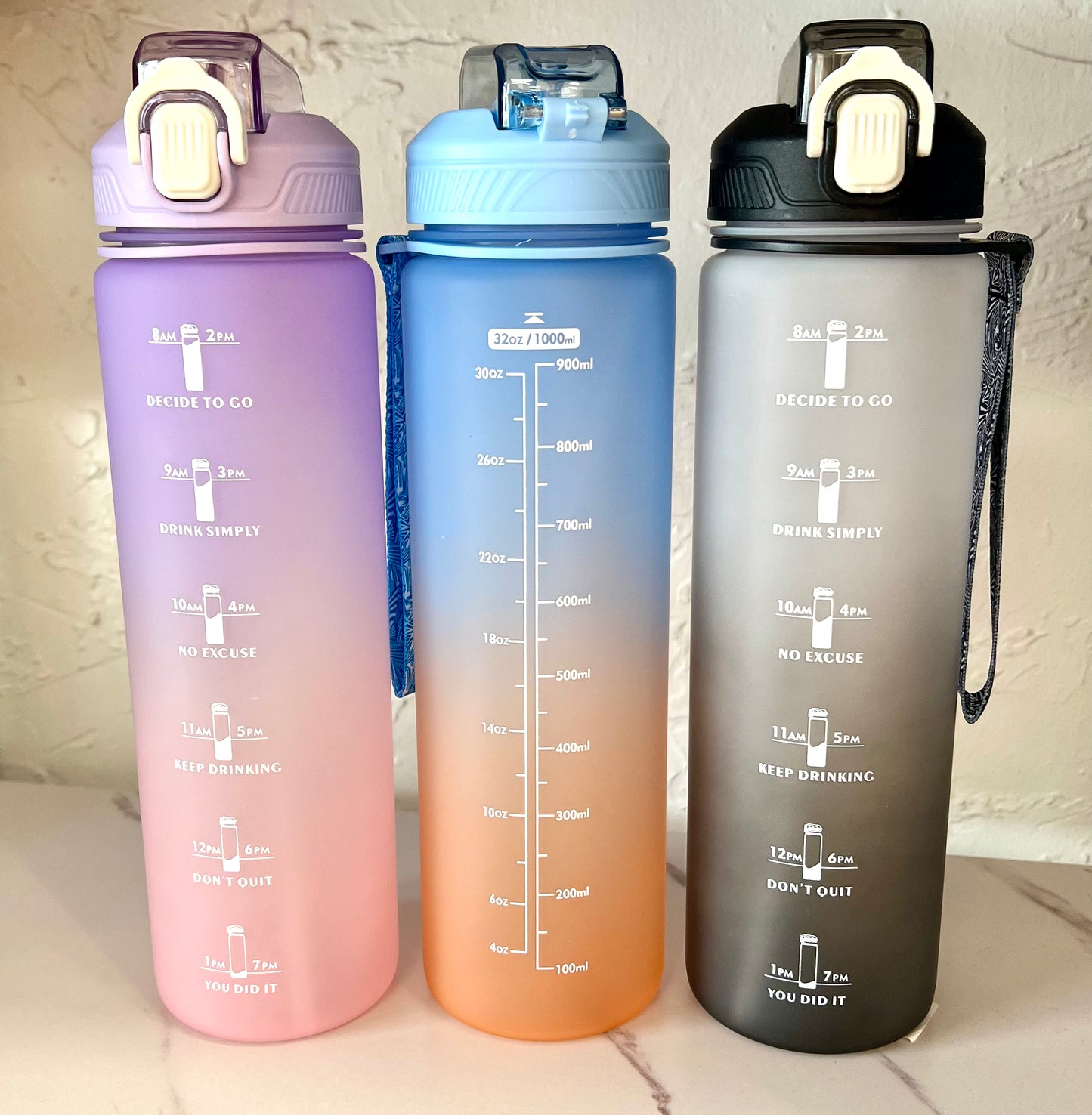 Timed Daily Water Bottle