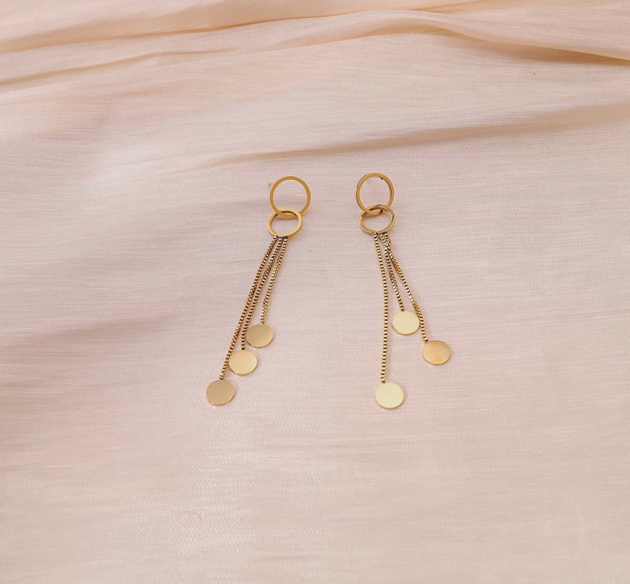 Circle Pendant Earrings