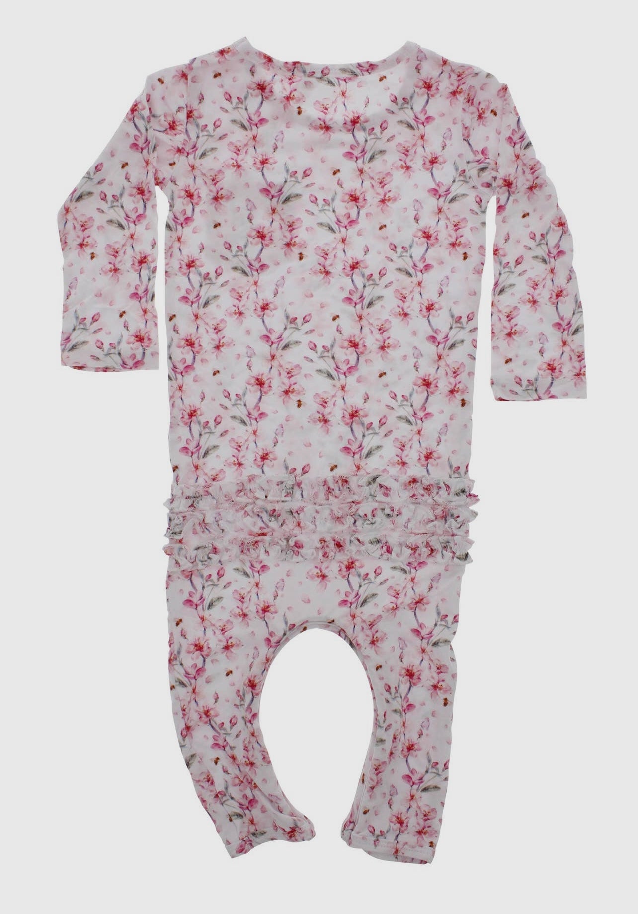 Watercolor Pink Floral Onesie