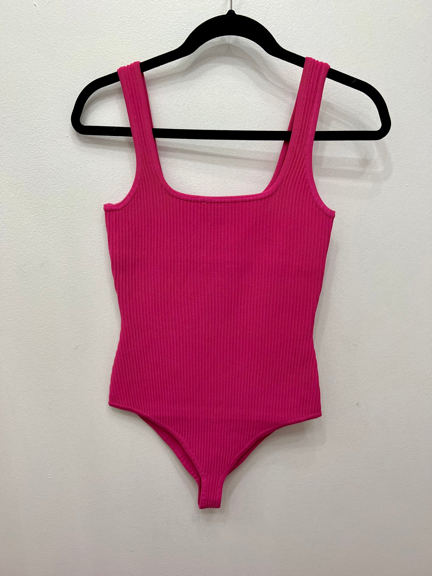 Fuchsia Ribbed Bodysuit