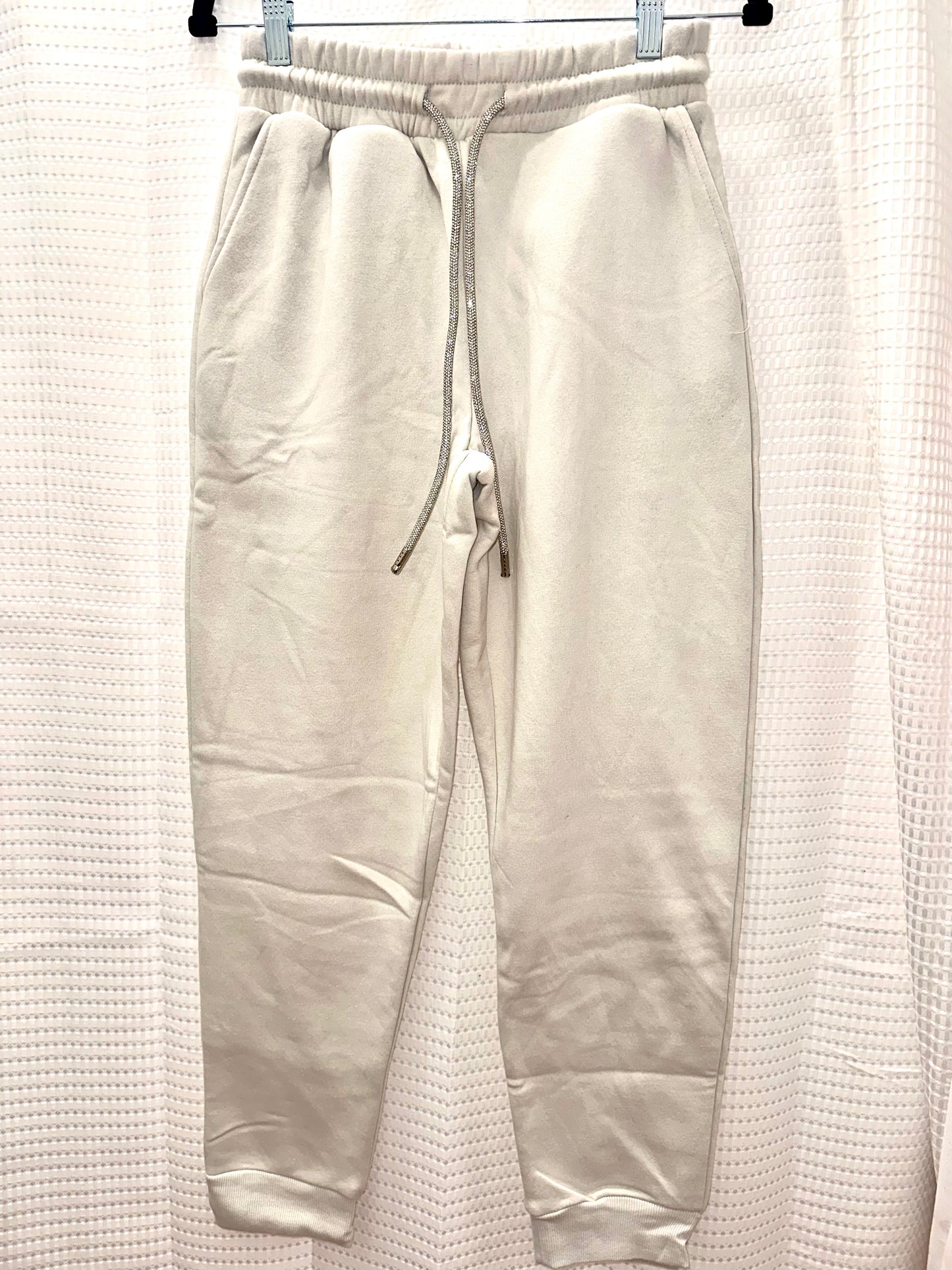 Joggers w/ Rhinestone Strings