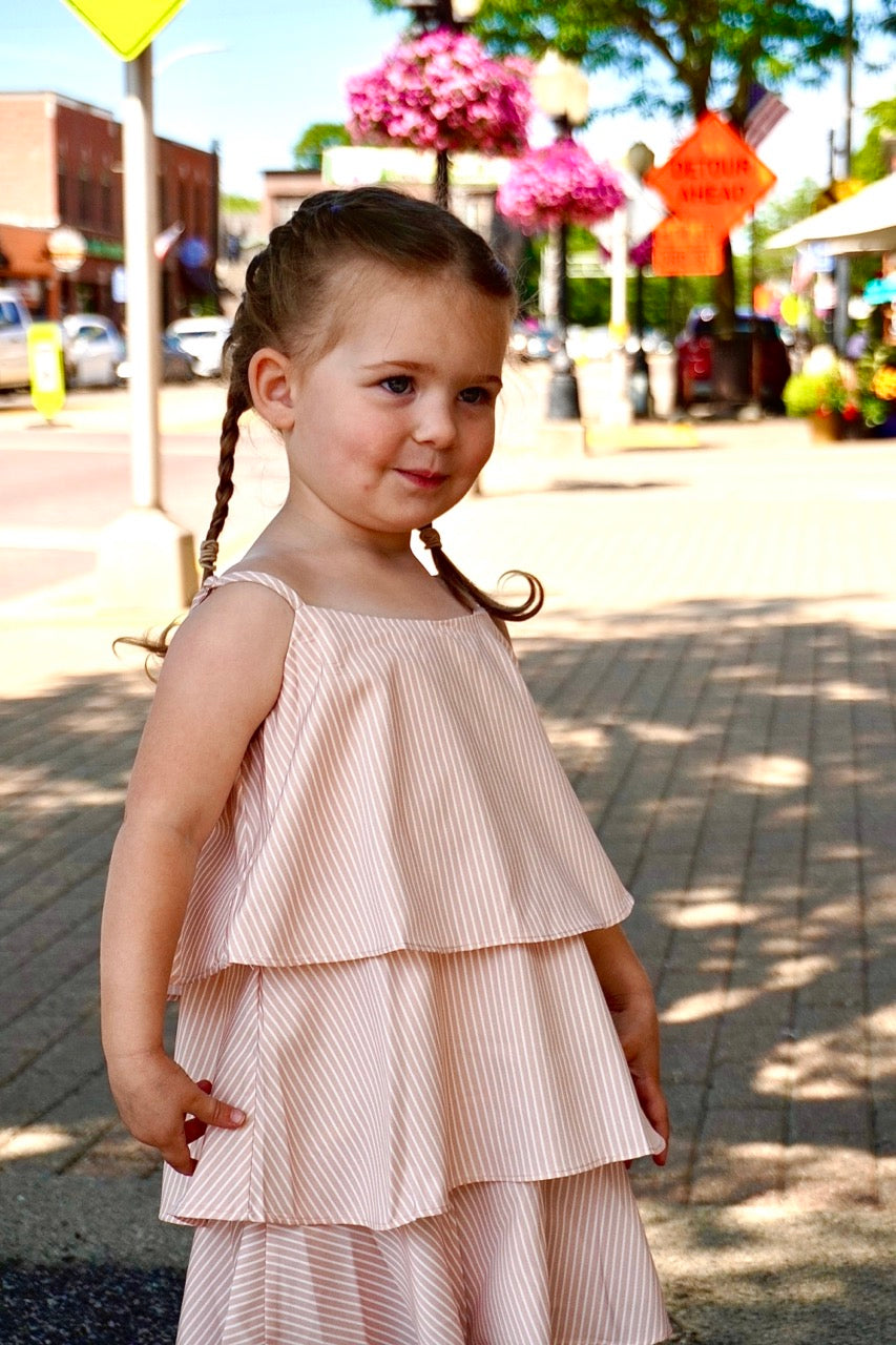 Toddler Layered Pink Dress