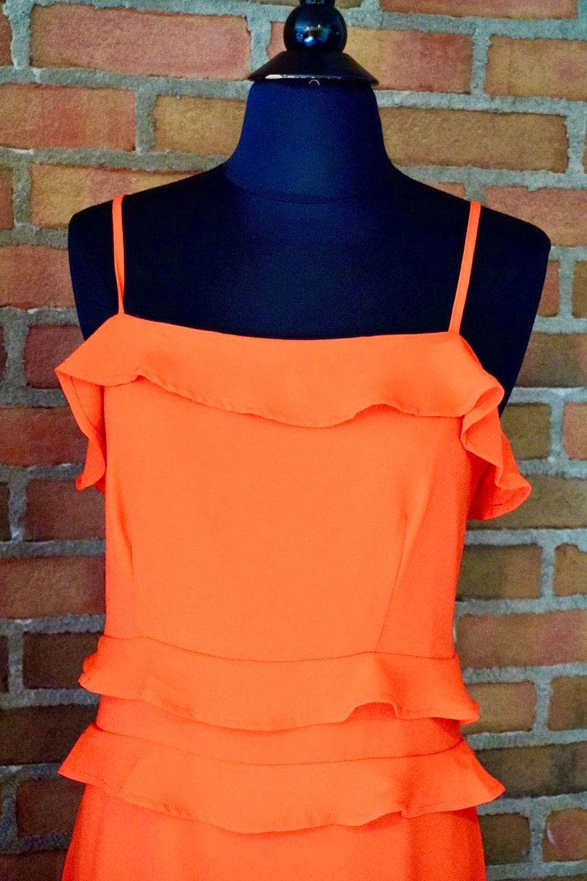Cami Flutter Dress w/ Ruffles