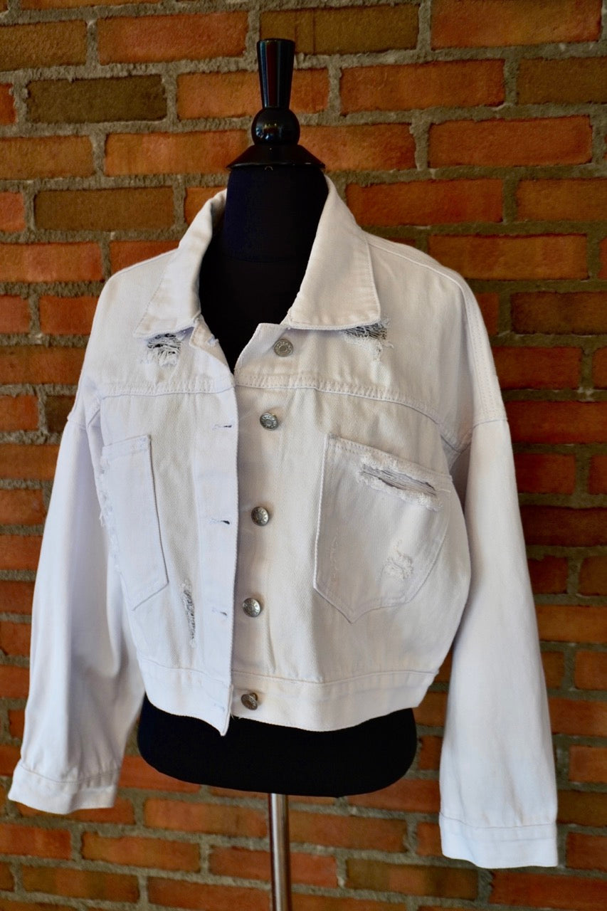Jacket w/ Rhinestone Fringe