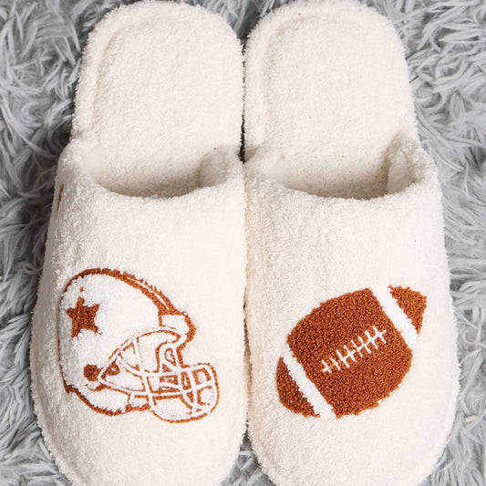 Football Helmet Slippers