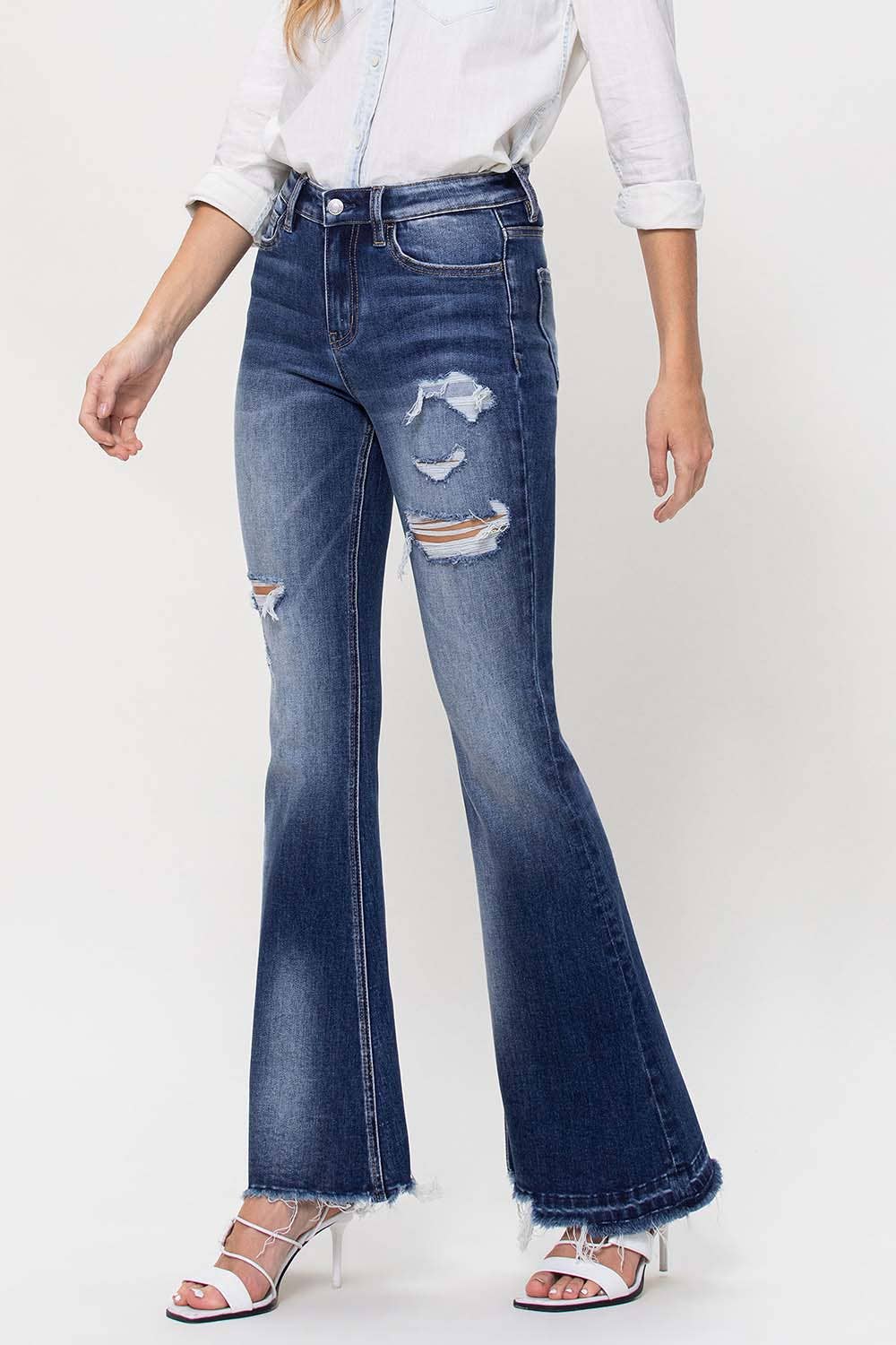 Bella Dark Flare Jeans