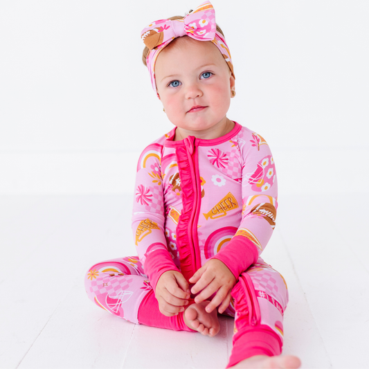 Pink Gameday Onesie