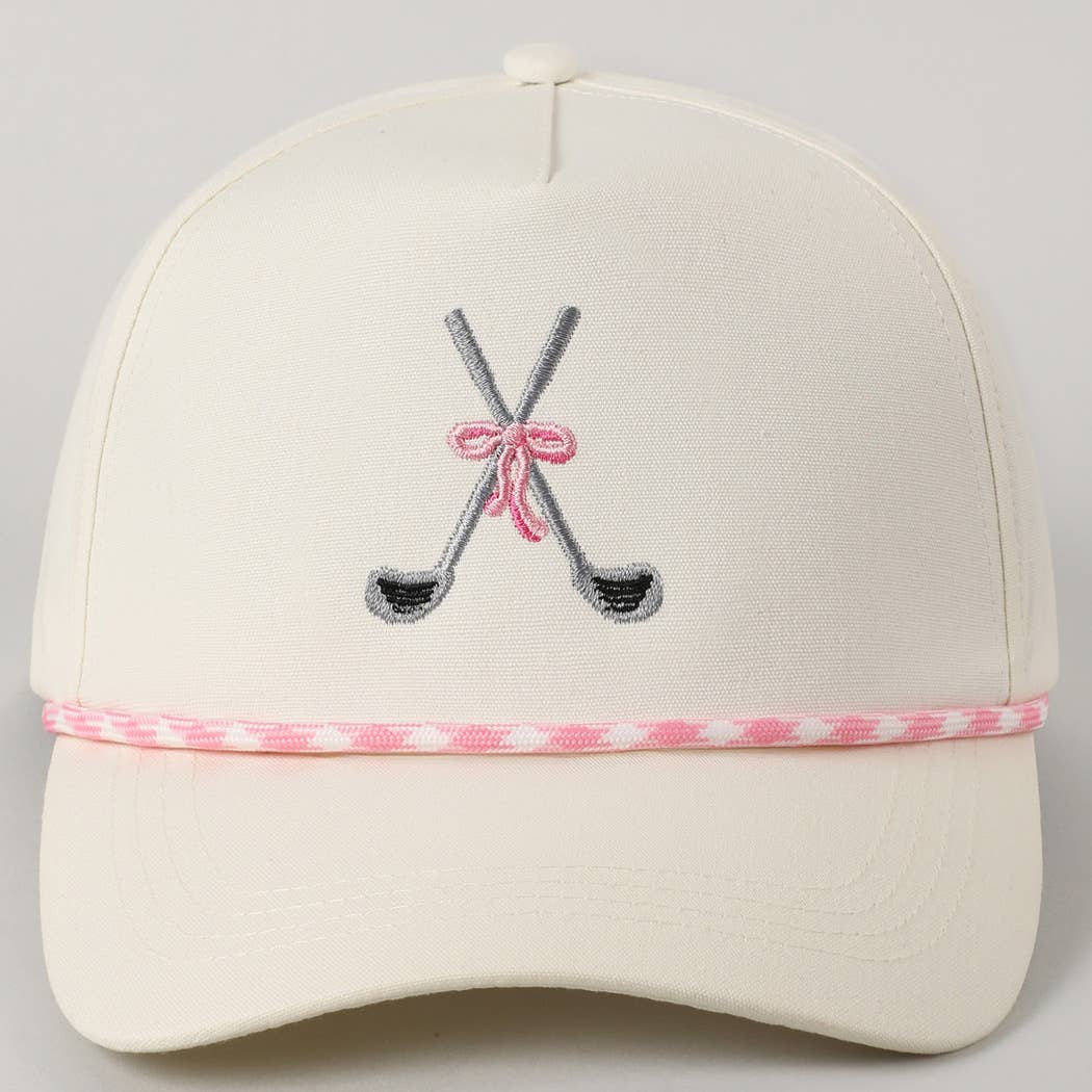 Embroidered Golf Clubs Hat
