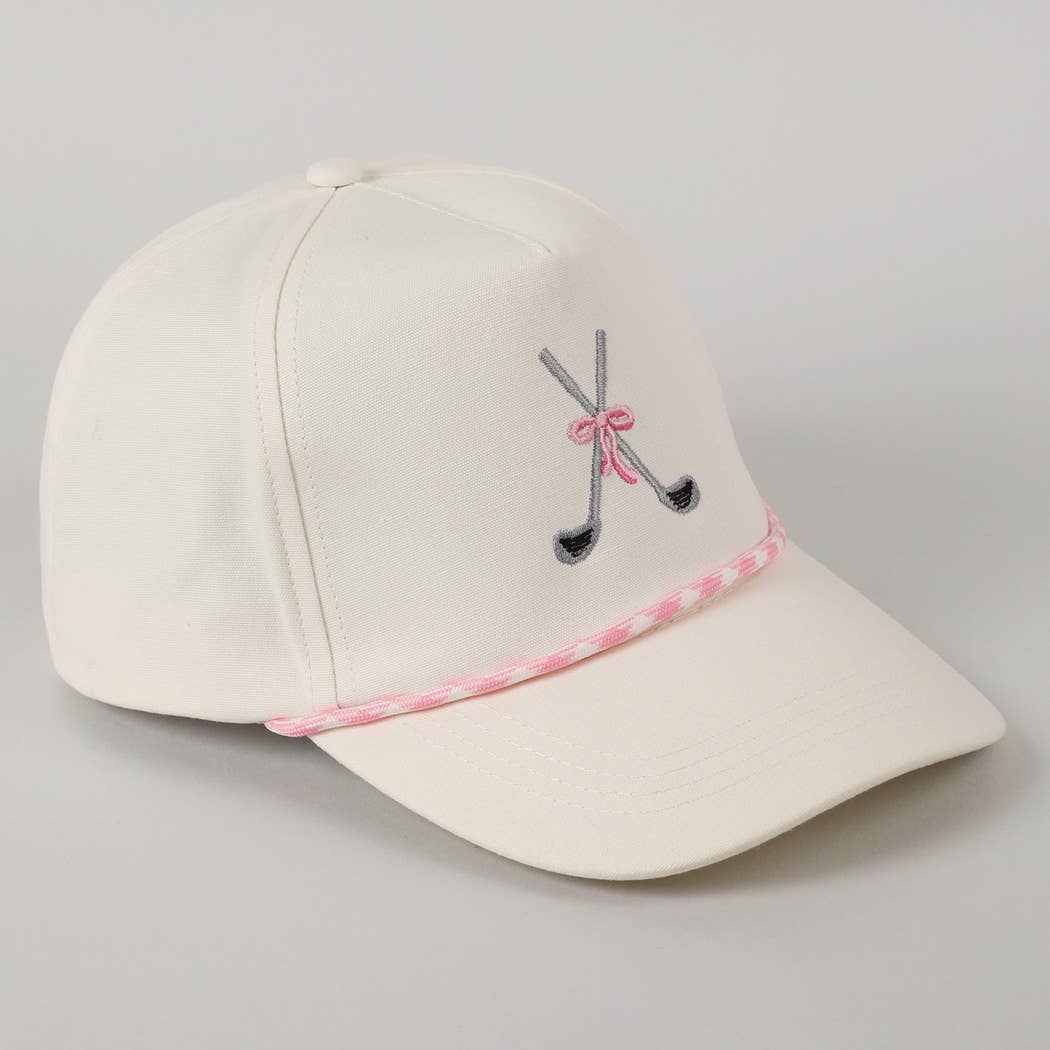 Embroidered Golf Clubs Hat