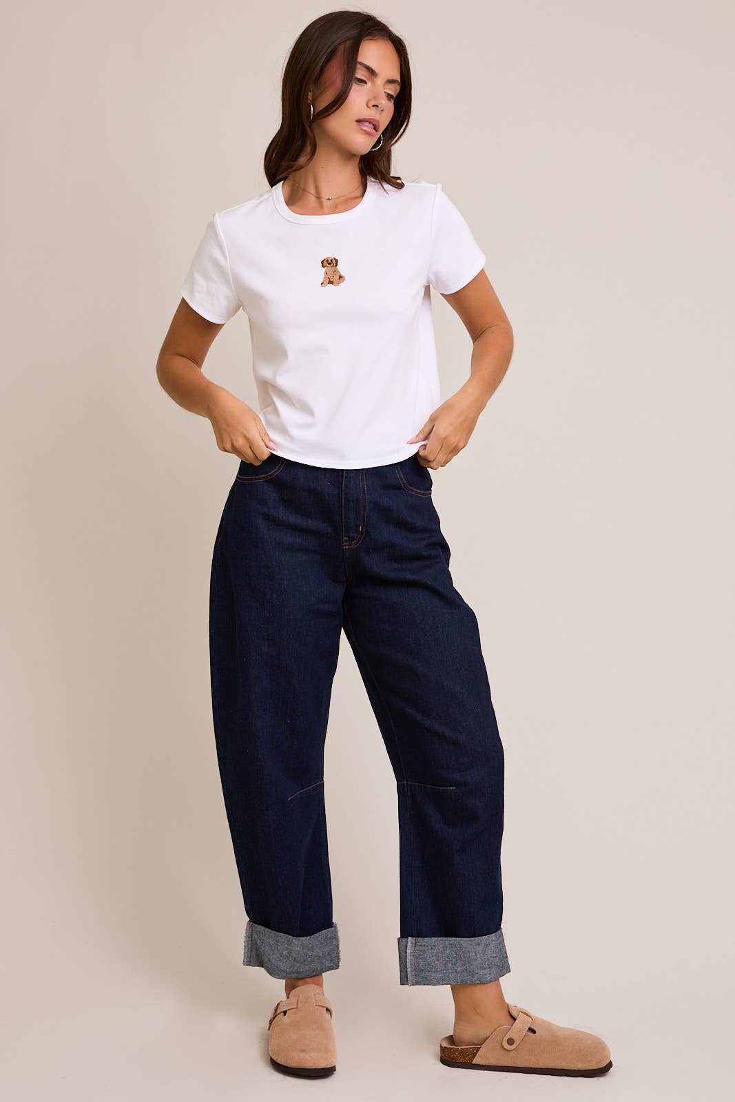 Golden Doodle Embroidered Tee