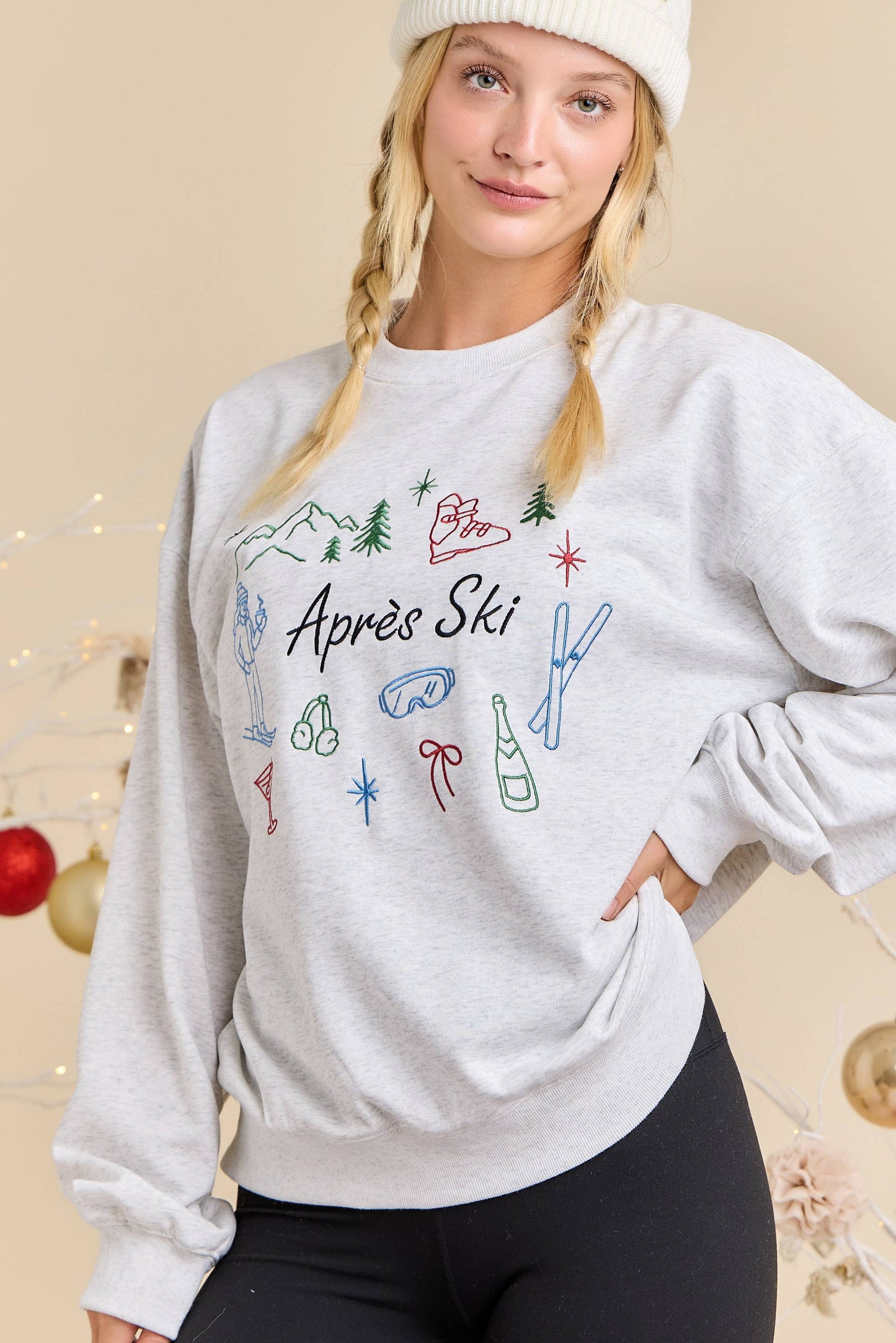 Après Ski Embroidered Sweatshirt
