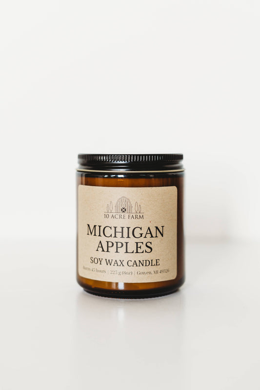 Michigan Apples Soy Candle