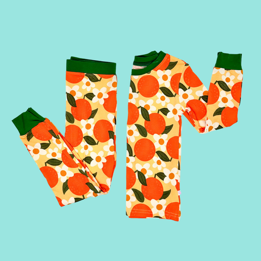 Tangerine PJ Set