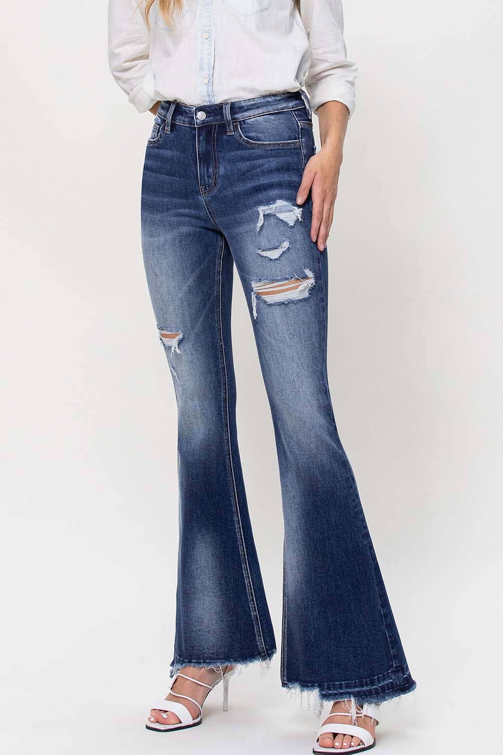 Bella Dark Flare Jeans