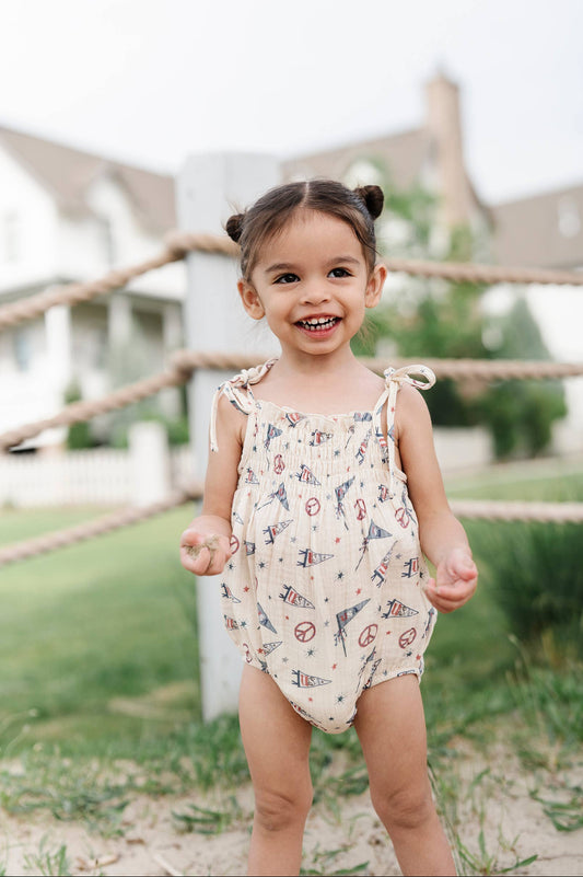 Americana Baby Romper