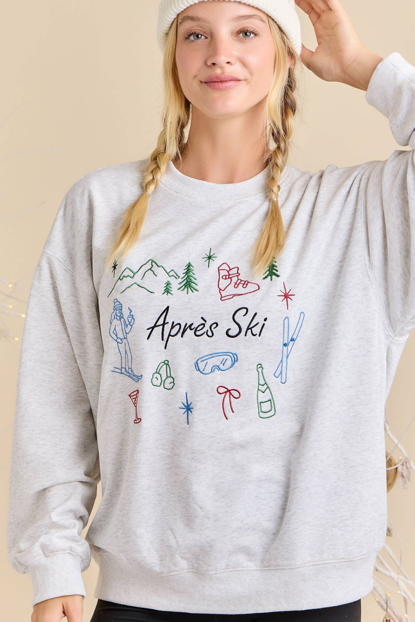 Après Ski Embroidered Sweatshirt
