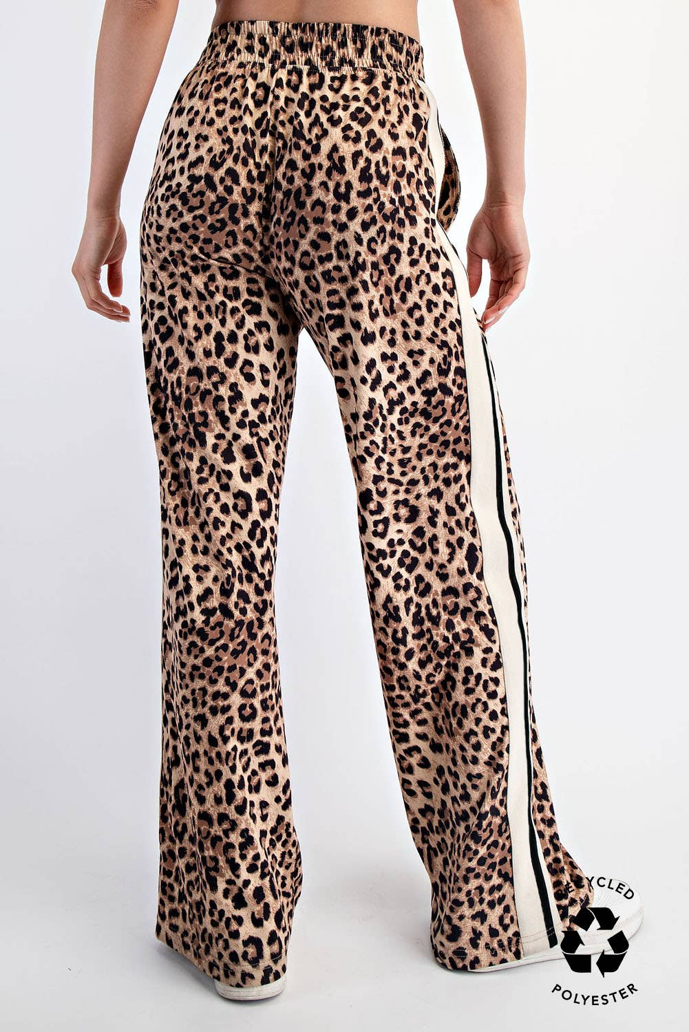 Animal Print Track Pants
