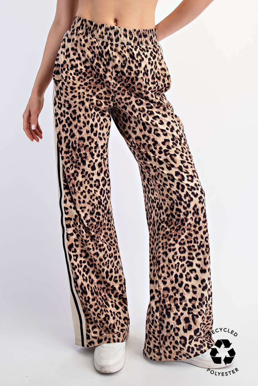 Animal Print Track Pants