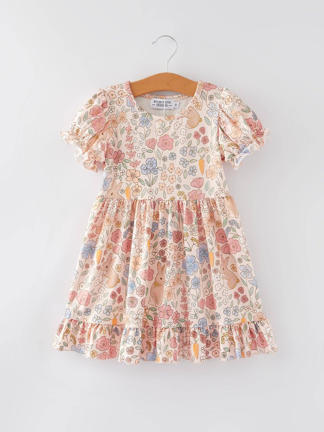 Easter Floral Toddler Dress