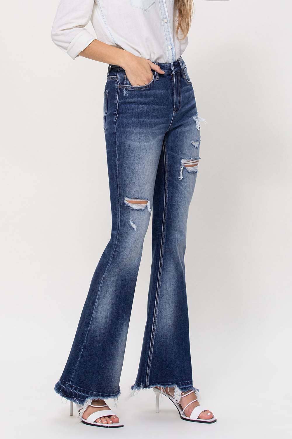 Bella Dark Flare Jeans