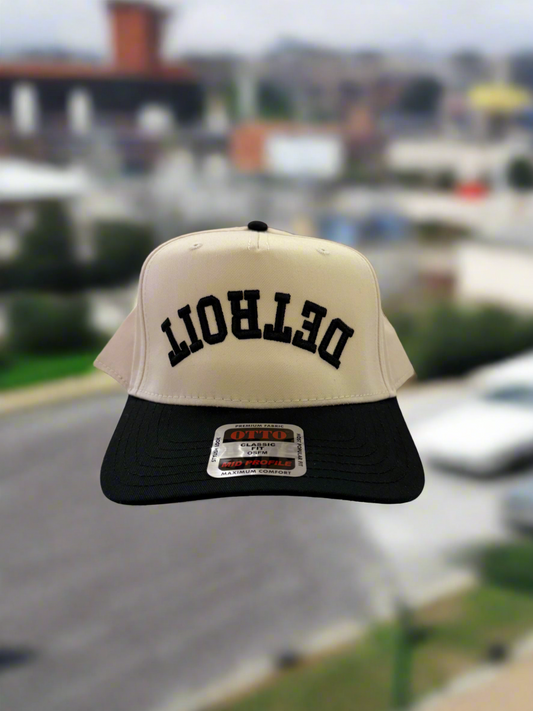 Detroit Upside Down Embroidered Hat