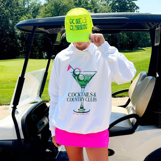 Cocktails & Country Clubs Crewneck