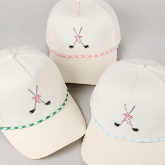 Embroidered Golf Clubs Hat