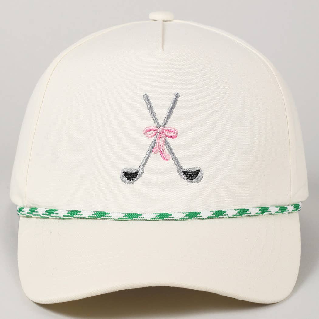 Embroidered Golf Clubs Hat