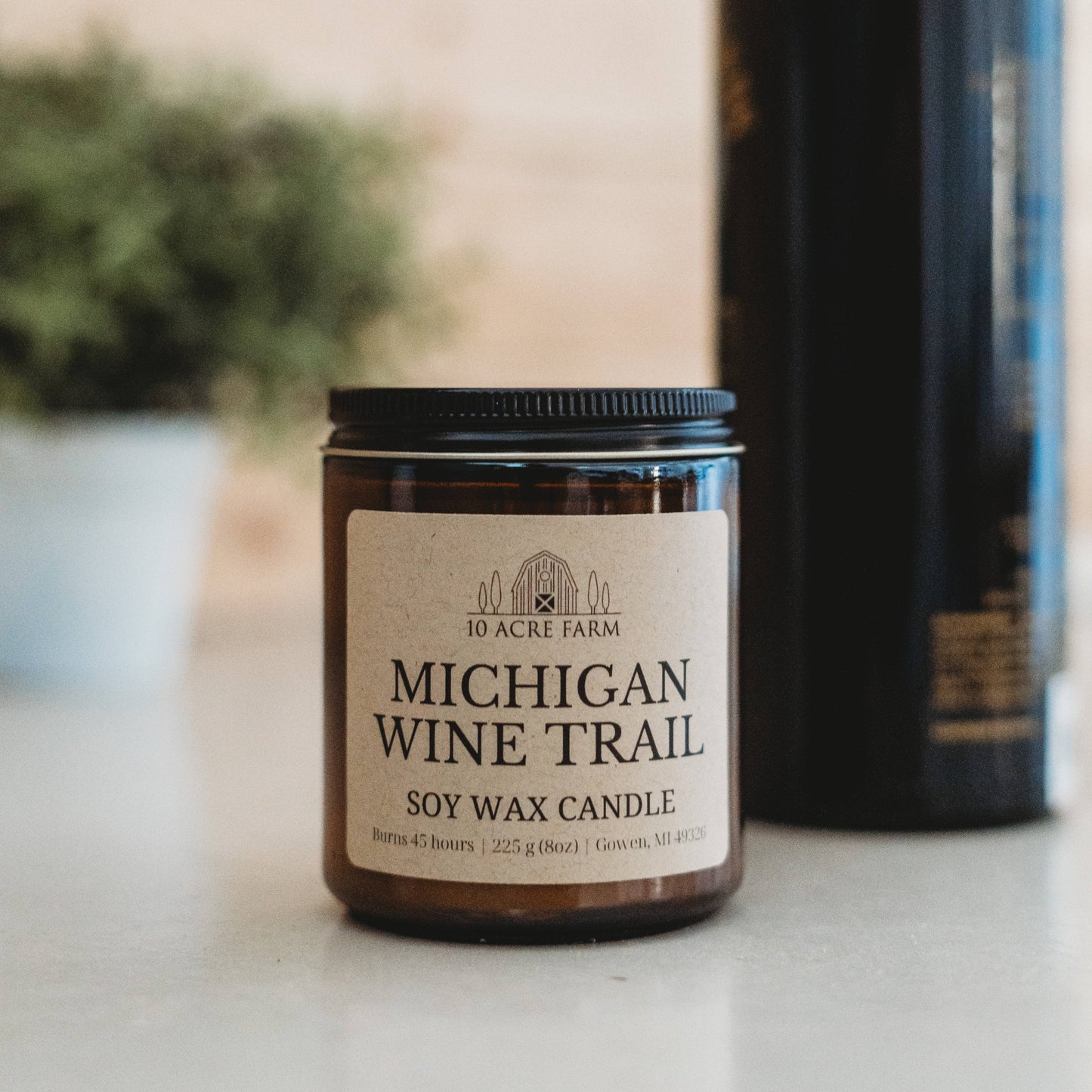 Michigan Wine Trail Candle