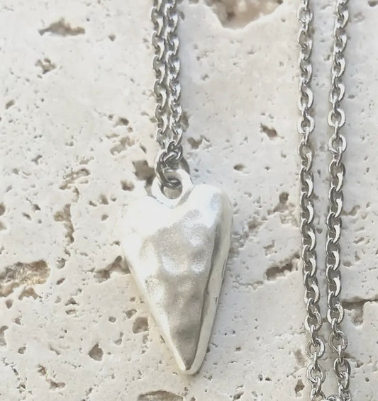 Long Heart Necklace