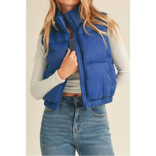 Royal Blue Puffer Vest