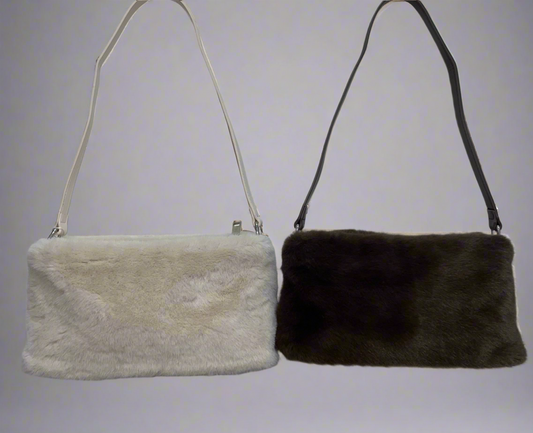 Faux Fur Shoulder Bag