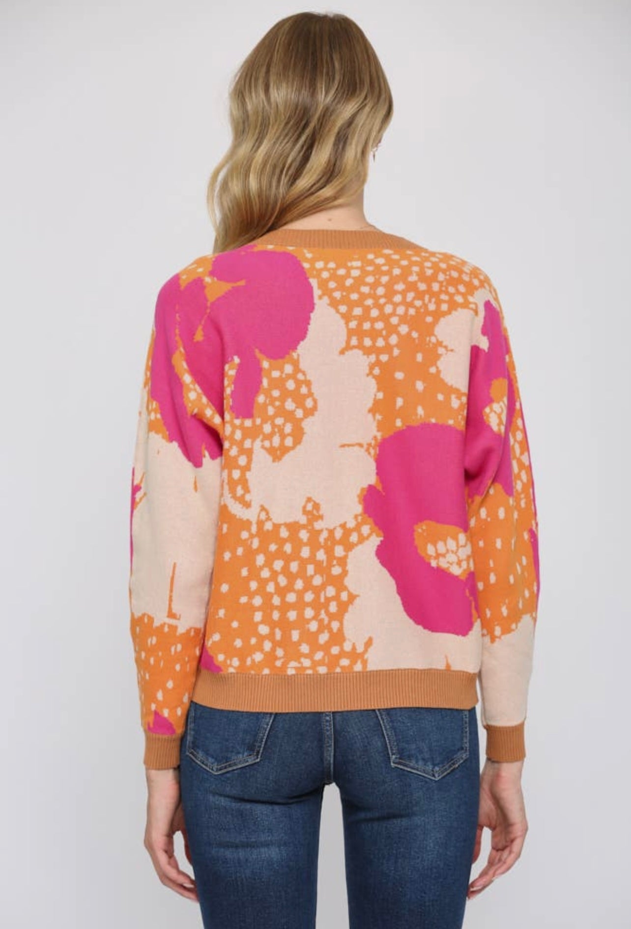 Big Bright Florals Sweater