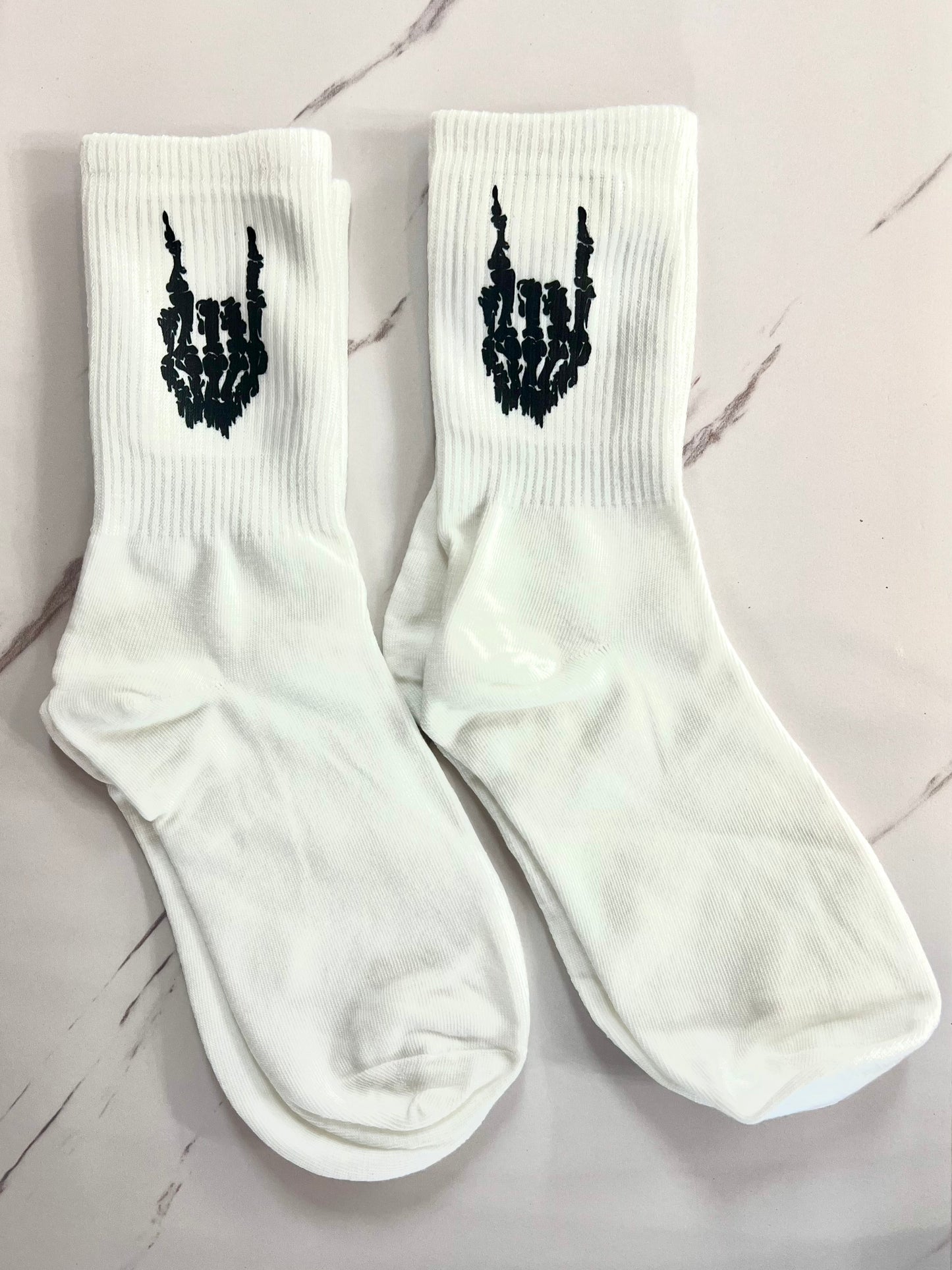 Skeleton Hand Socks